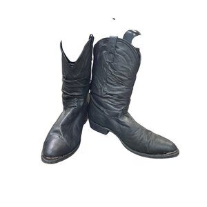 Dingo Mens Black Leather Mid-Calf Western Boots Size 13E SKU 9047